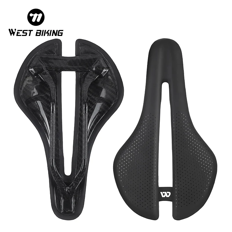 WEST BIKING Ultralight Carbon fiber saddle road mtb mountain bike bicycle Saddle for Men Cycling Saddle Trail Races Seat
WEST BIKING Ultralight Carbon fiber saddle road mtb mountain bike bicycle Saddle for Men Cycling Saddle Trail Races Seat