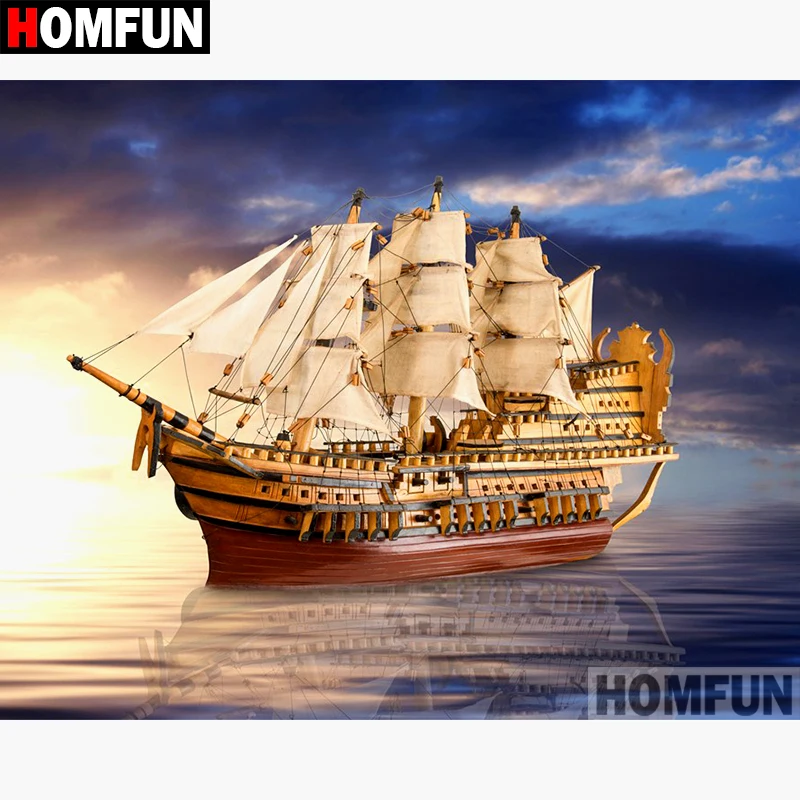 HOMFUN 5D DIY Diamond Painting Full Square/Round Drill "sailing boat" 3D Embroidery Cross Stitch gift Home Decor A02272
HOMFUN 5D DIY Diamond Painting Full Square/Round Drill "sailing boat" 3D Embroidery Cross Stitch gift Home Decor A02272
