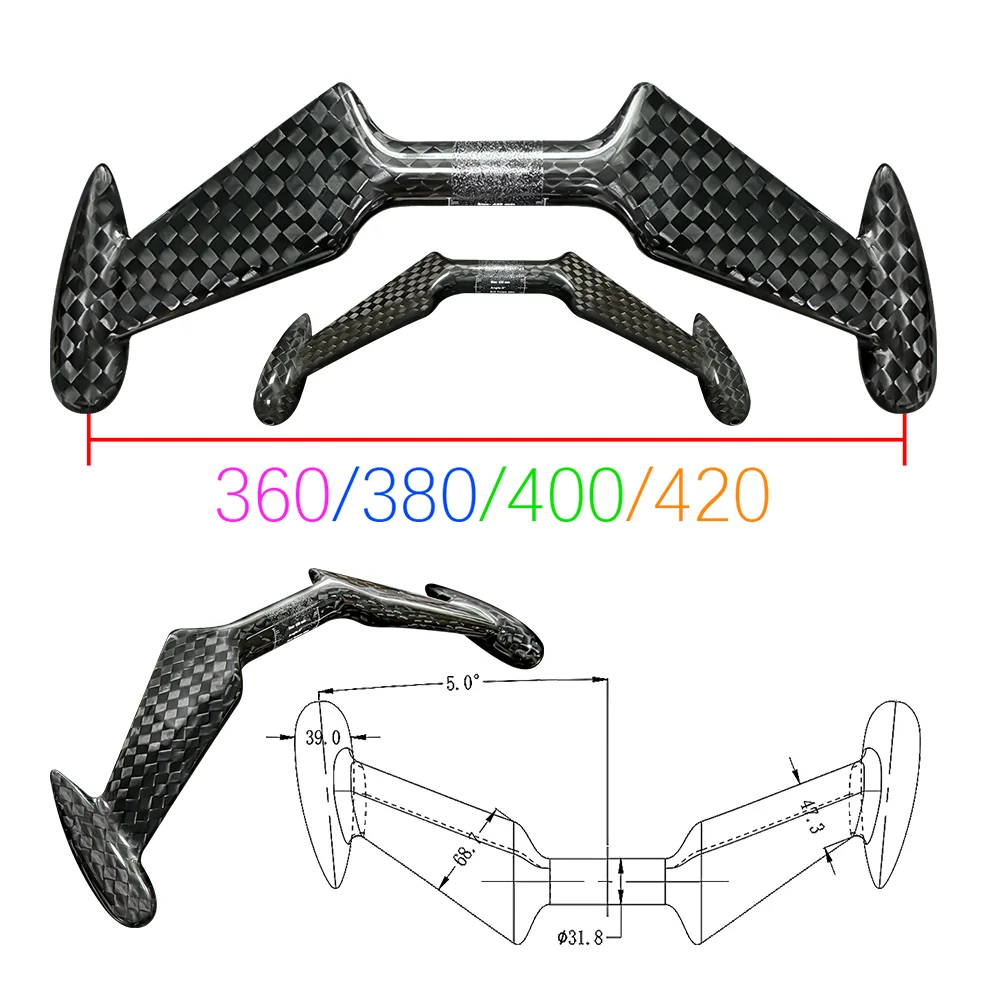 BALUGOE Carbon fiber rest Handle TT Handlebar dead fly handle cow horn handle Airplane handle 12K Bright light training handle
BALUGOE Carbon fiber rest Handle TT Handlebar dead fly handle cow horn handle Airplane handle 12K Bright light training handle