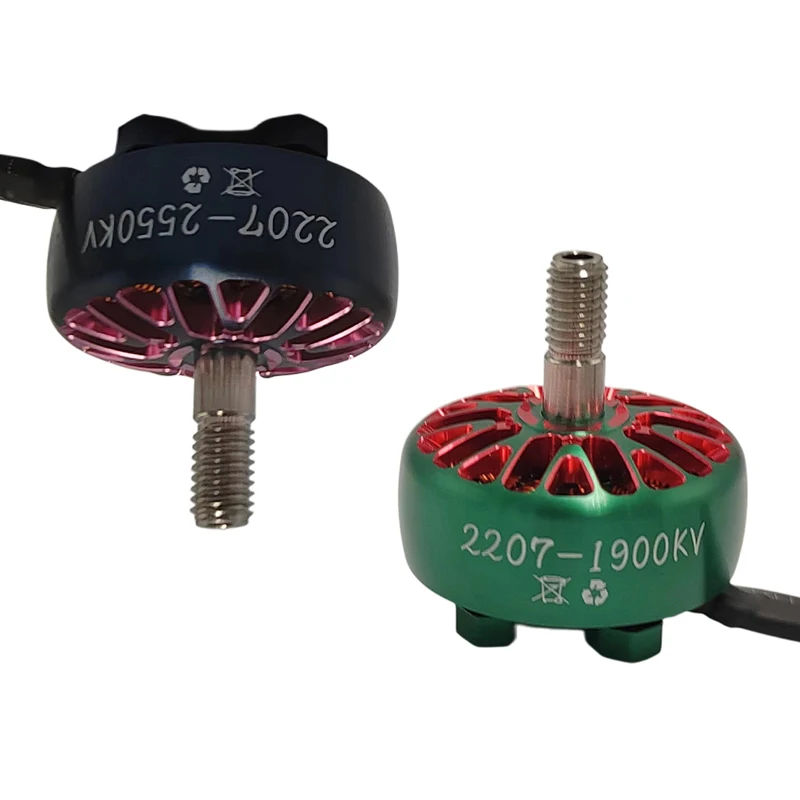1PC 1800KV/1900KV/2550KV 2207 Brushless Motor Support 4-6S/3-4S Titanium Alloy Shaft Dia 22mm Stator for FPV RC Drone Quadcopter
1PC 1800KV/1900KV/2550KV 2207 Brushless Motor Support 4-6S/3-4S Titanium Alloy Shaft Dia 22mm Stator for FPV RC Drone Quadcopter