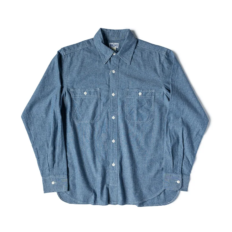 Classic double-sided bag youth fabric long-sleeve shirt workwear shirt loose fit casual and versatile autumn fashionable
Classic double-sided bag youth fabric long-sleeve shirt workwear shirt loose fit casual and versatile autumn fashionable
