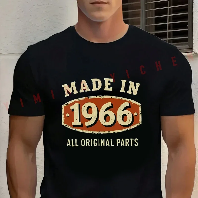 Made In 1966 All Original Parts Print Vintage Motorcycle T-shirt Cotton Summer Short Sleeve Casual Men Tees Top
Made In 1966 All Original Parts Print Vintage Motorcycle T-shirt Cotton Summer Short Sleeve Casual Men Tees Top