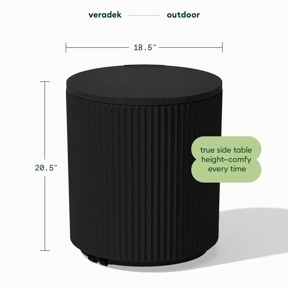 Outdoor Cooler Side Table 2 in 1, Black, 21 inch
Outdoor Cooler Side Table 2 in 1, Black, 21 inch