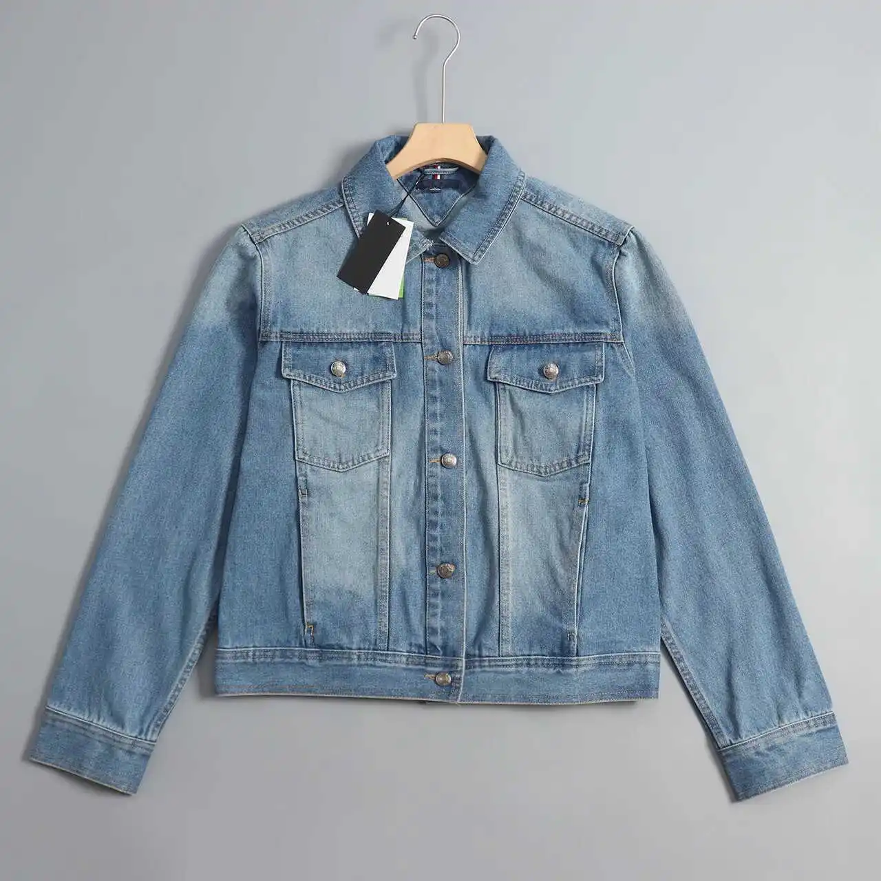 Waed Denim Long Sve Jaet Versatile Ladies Outerwear Autumn Winter New Sle Versatile Women's Jeans Jaet Turn-down C...
Waed Denim Long Sve Jaet Versatile Ladies Outerwear Autumn Winter New Sle Versatile Women's Jeans Jaet Turn-down C...