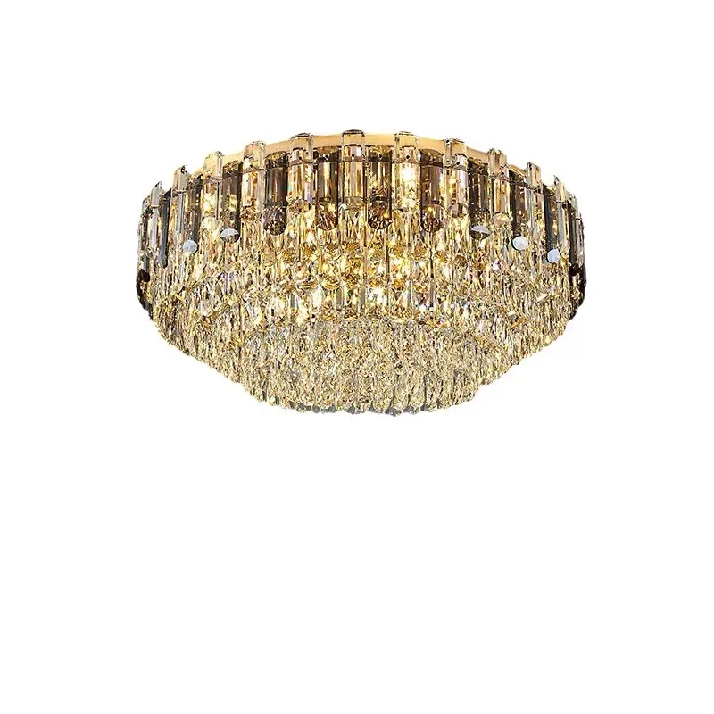 Home Decor Crystal Gold Ceiling Lights Luxury Gray Clear Light Fixture for Living Room Bedroom Decor Lamparas Lustres
Home Decor Crystal Gold Ceiling Lights Luxury Gray Clear Light Fixture for Living Room Bedroom Decor Lamparas Lustres