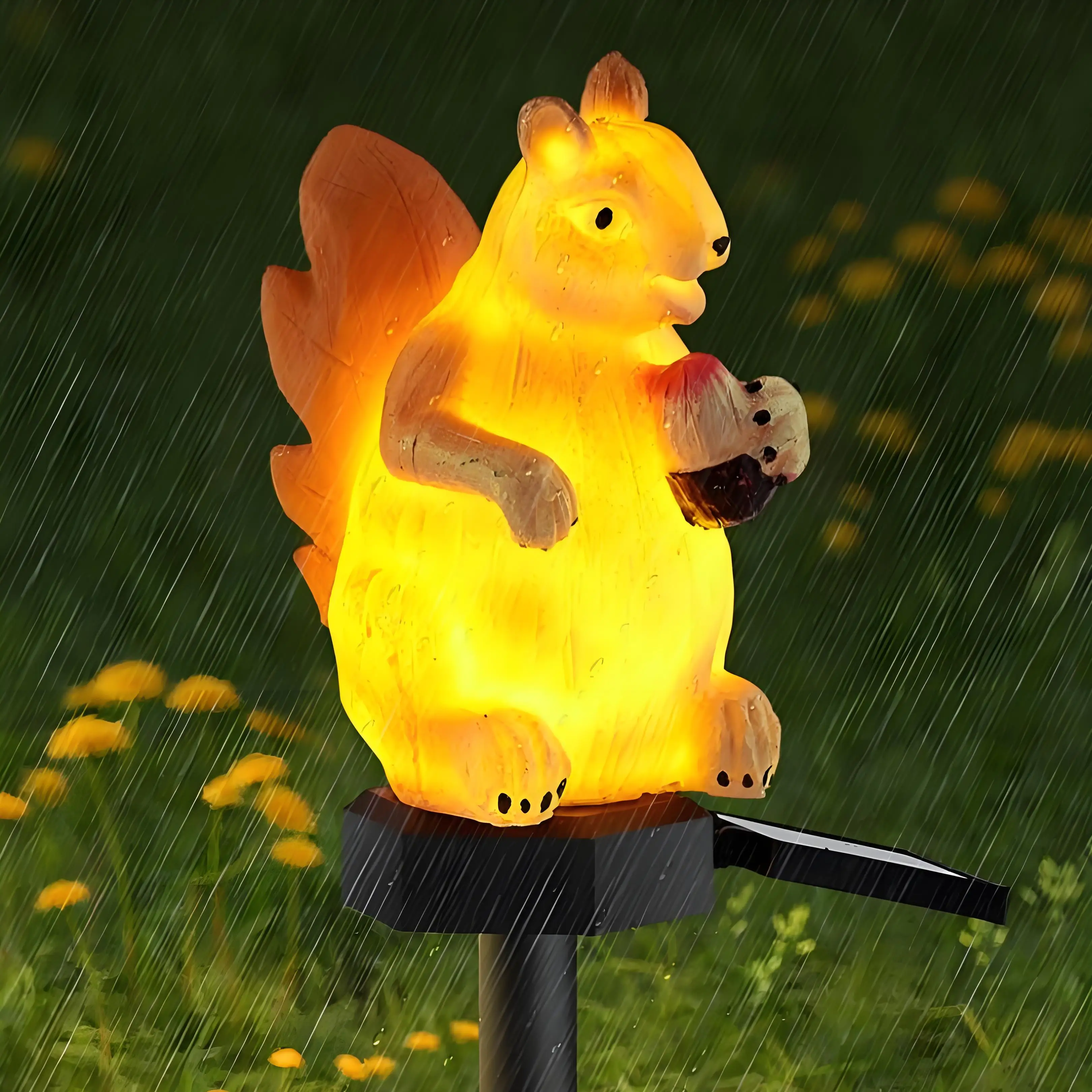 Outdoor Led Lights Garden Solar-Powered Villa Courtyard Squirrel Lights Cute Simple Animal Decoration Glowing Resin Squirrel
Outdoor Led Lights Garden Solar-Powered Villa Courtyard Squirrel Lights Cute Simple Animal Decoration Glowing Resin Squirrel