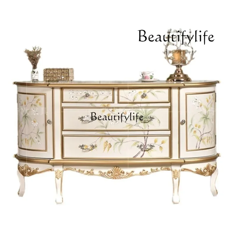 FG26American rural painted entrance door porch cabinet solid wood European retro locker semi-circular decorative cabinet
FG26American rural painted entrance door porch cabinet solid wood European retro locker semi-circular decorative cabinet