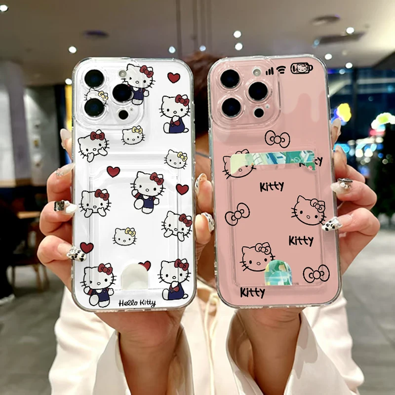 New Hello Kitty Sanrio Phone Case for iPhone 11 12 13 14 15 16 Pro Max Plus X XS XR Mini Cartoon Card pocket Cover
New Hello Kitty Sanrio Phone Case for iPhone 11 12 13 14 15 16 Pro Max Plus X XS XR Mini Cartoon Card pocket Cover