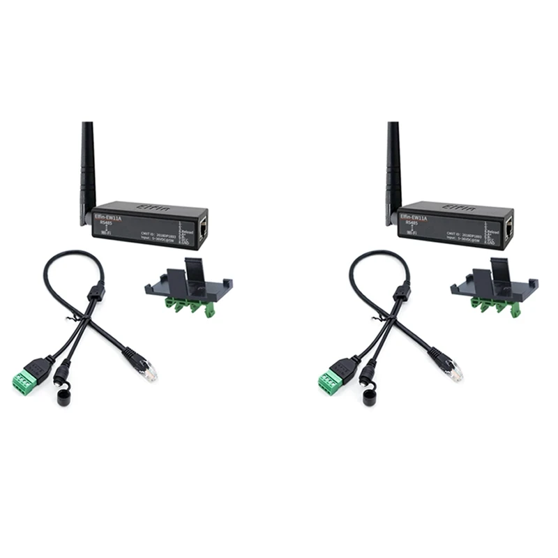 2X Serial Port RS485 To Wifi Device Server Module Converter Elfin-EW11A-0 Modbus Protocol Data Transfer Via Wifi
2X Serial Port RS485 To Wifi Device Server Module Converter Elfin-EW11A-0 Modbus Protocol Data Transfer Via Wifi