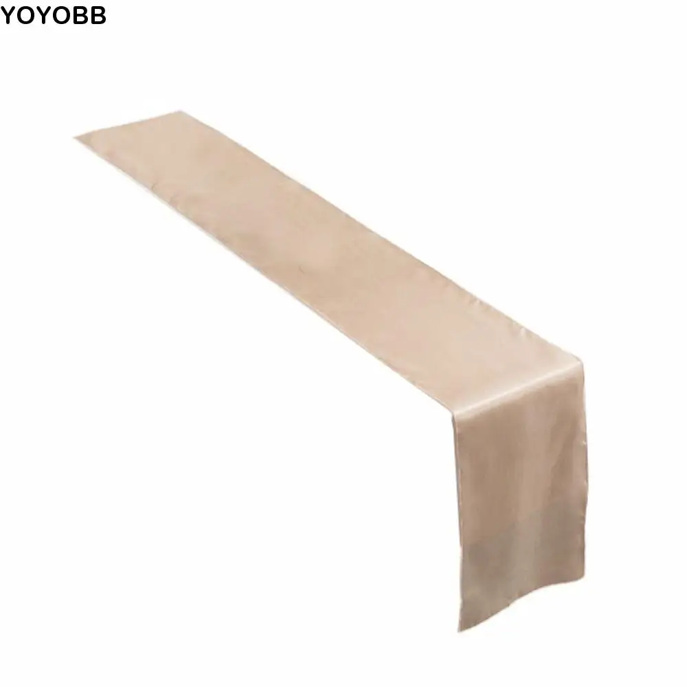 Luxury Solid Color Satin Table Runner Party Supply Smooth Table Cover 275CM Tablecloth Banquet
Luxury Solid Color Satin Table Runner Party Supply Smooth Table Cover 275CM Tablecloth Banquet