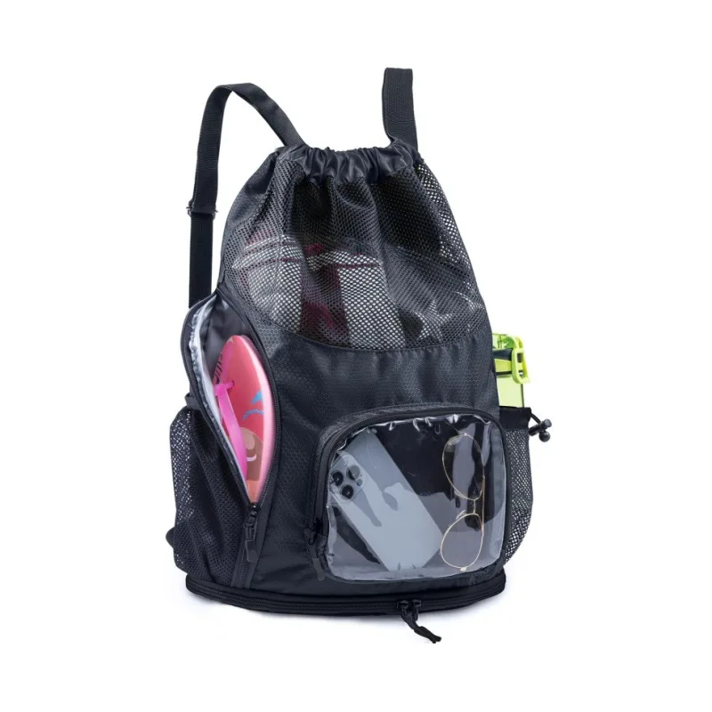 Сумка-рюкзак для плавания на открытом воздухе с сетчатым отделением и мешком для мокрых вещей, пляжный рюкзак
Сумка-рюкзак для плавания на открытом воздухе с сетчатым отделением и мешком для мокрых вещей, пляжный рюкзак