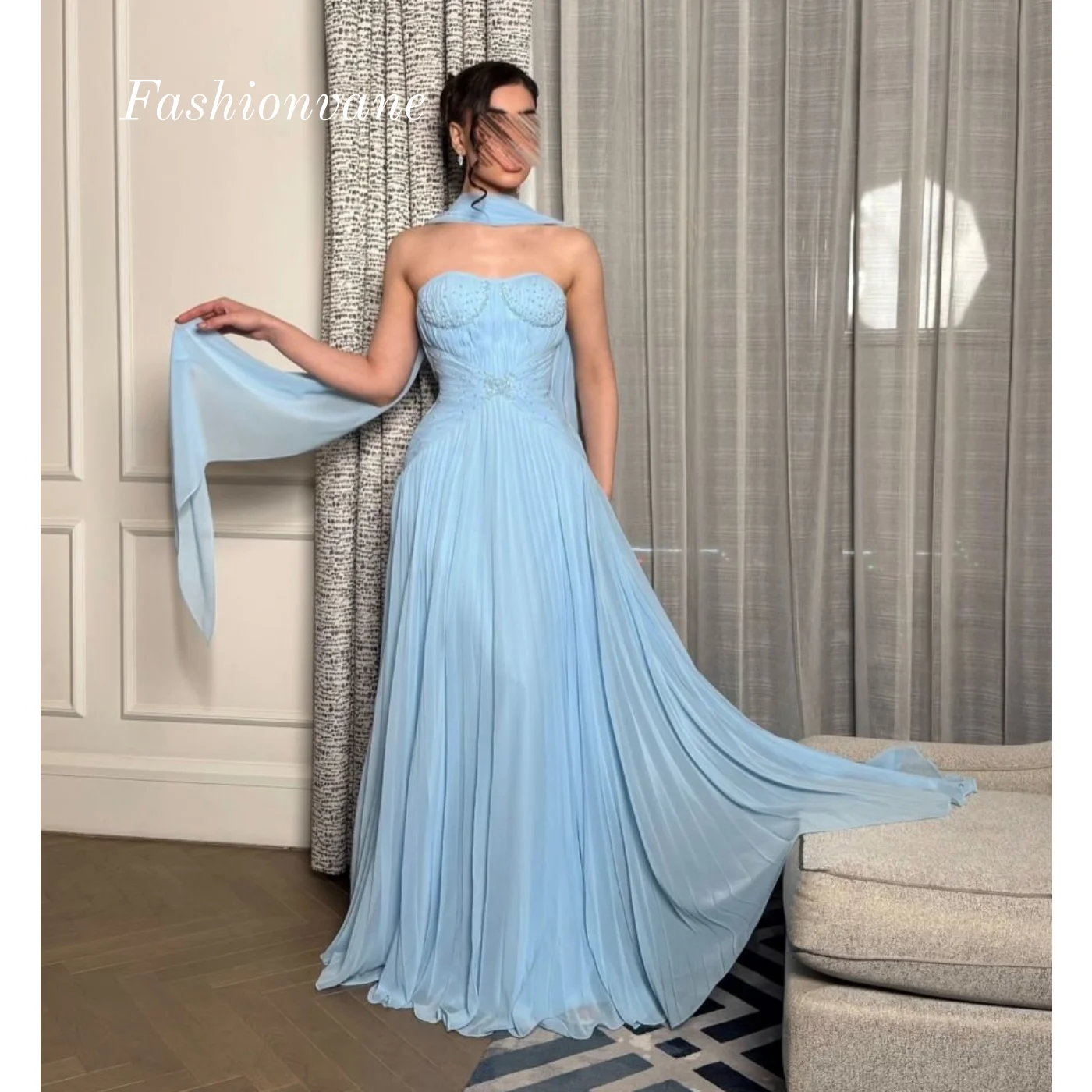 Elegant Sweetheart Blue Prom Dresses Saudi Arabia Sequins Beaded vestidos de gala Evening Dress Wedding Party Gown Customized
Elegant Sweetheart Blue Prom Dresses Saudi Arabia Sequins Beaded vestidos de gala Evening Dress Wedding Party Gown Customized
