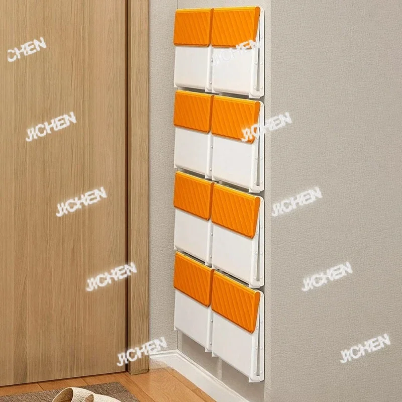 TTJQ HS Ultra-thin Plastic Shoe Cabinets Home Entrance Wall-mounted Shoe Storage Cabinet Space-saving Slipper Rack Living Room F
TTJQ HS Ultra-thin Plastic Shoe Cabinets Home Entrance Wall-mounted Shoe Storage Cabinet Space-saving Slipper Rack Living Room F