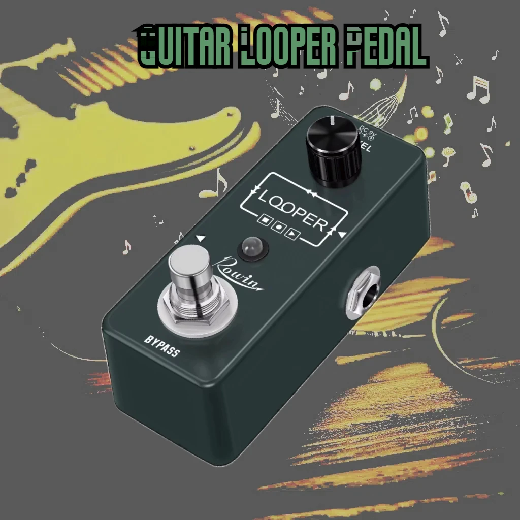 Rowin-LEF-332 Guitar Pedal with USB, Unlimited Overdubs, 10 Minutes of Looping, Import and Export Loop
Rowin-LEF-332 Guitar Pedal with USB, Unlimited Overdubs, 10 Minutes of Looping, Import and Export Loop