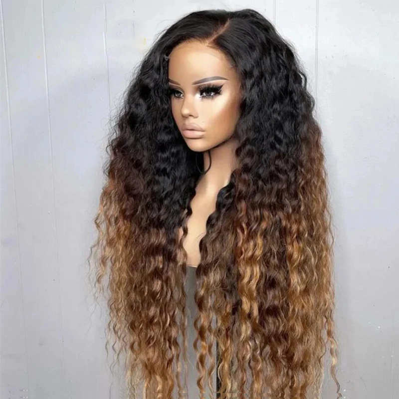 26Inch 180%Density Ombre Blonde Kinky Curly 13*4*1 Lace Front Wigs For Women Baby Hair Preplucked Glueless Synthetic Fiber Wigs
26Inch 180%Density Ombre Blonde Kinky Curly 13*4*1 Lace Front Wigs For Women Baby Hair Preplucked Glueless Synthetic Fiber Wigs