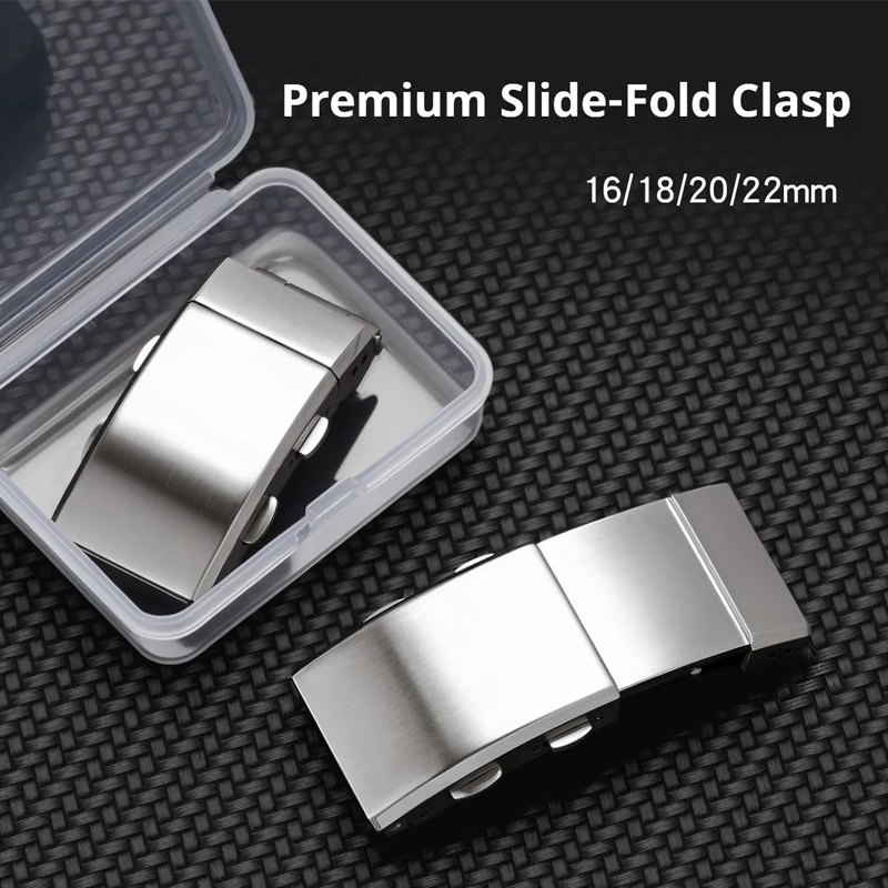 316L Solid Stainless Steel Buckle for 16/18/20/22mm Seiko Clasp Double Lock Button Luxury Diver Buckle Metal Watch Accessories
316L Solid Stainless Steel Buckle for 16/18/20/22mm Seiko Clasp Double Lock Button Luxury Diver Buckle Metal Watch Accessories