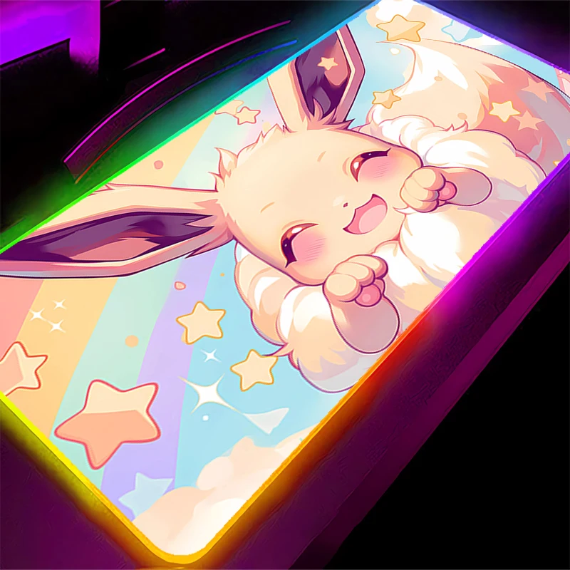 RGB Computer Varmilo Keyboard LED Mouse Pad P-Pokemon Eevee 90x40cm Backlight Gaming Accessories Gamer Carpet Desk Mat Mousepad
RGB Computer Varmilo Keyboard LED Mouse Pad P-Pokemon Eevee 90x40cm Backlight Gaming Accessories Gamer Carpet Desk Mat Mousepad