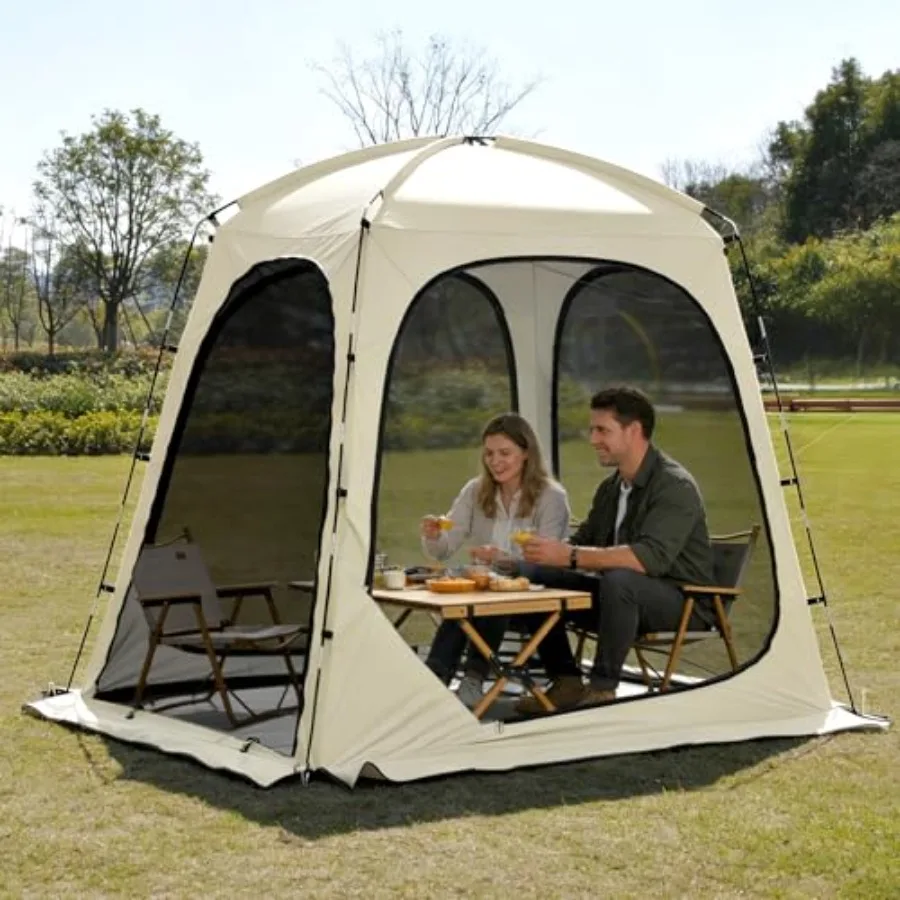 Screen Tent for Camping Gardens Backyards, polyester mesh Sunshade, gray, waterproof and easy setup, 75 51 75 inch portable pav
Screen Tent for Camping Gardens Backyards, polyester mesh Sunshade, gray, waterproof and easy setup, 75 51 75 inch portable pav