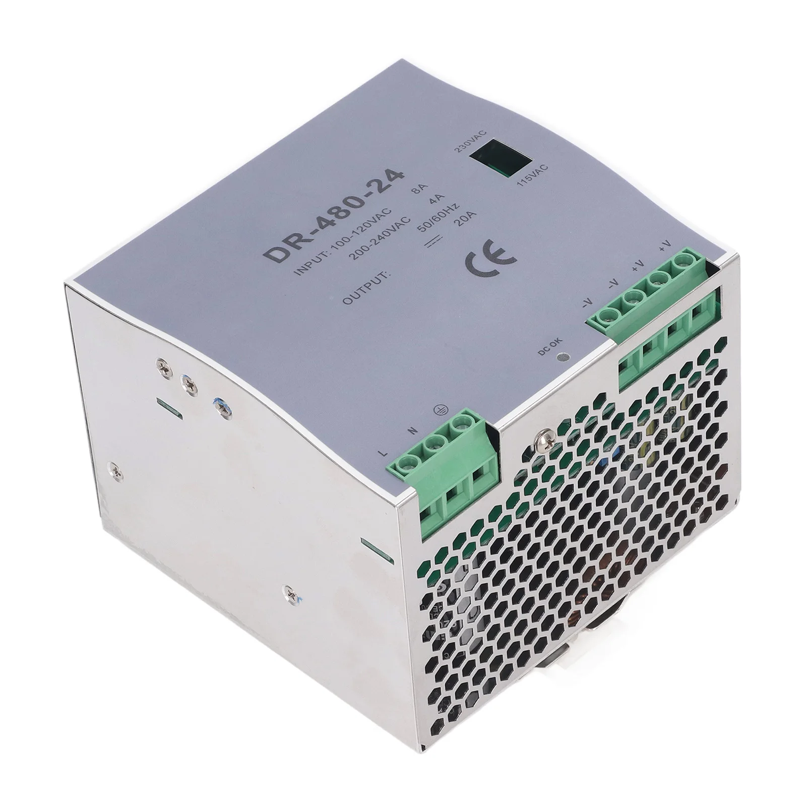 AC to Power Supply 480W Single Output DIN Rail Mount Switching Power Supply 100‑120VAC 200‑240VAC AC to
AC to Power Supply 480W Single Output DIN Rail Mount Switching Power Supply 100‑120VAC 200‑240VAC AC to