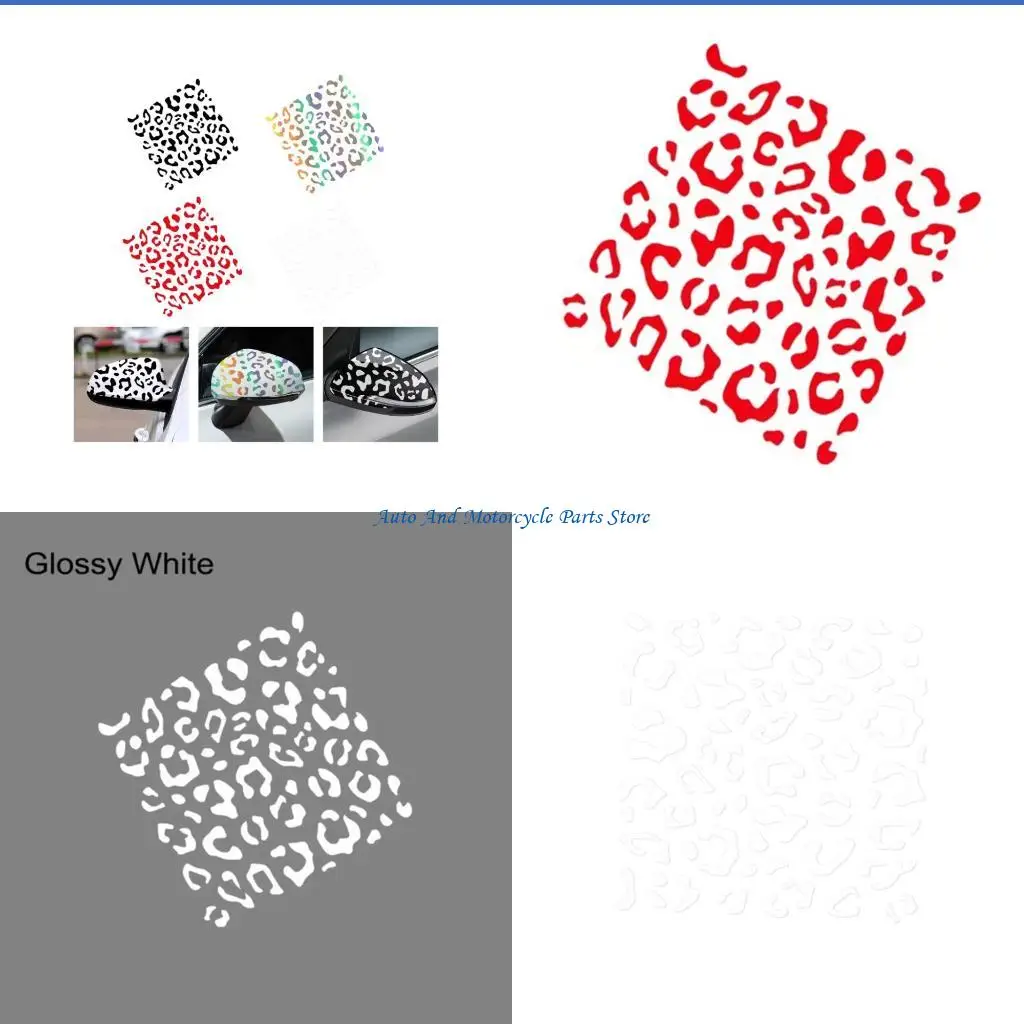 P9FD Easy Installation Car Rearview Mirror Sticker Removable Mirror Trim Animal Print Decals Adhesive PVC Stickers Decoration
P9FD Easy Installation Car Rearview Mirror Sticker Removable Mirror Trim Animal Print Decals Adhesive PVC Stickers Decoration