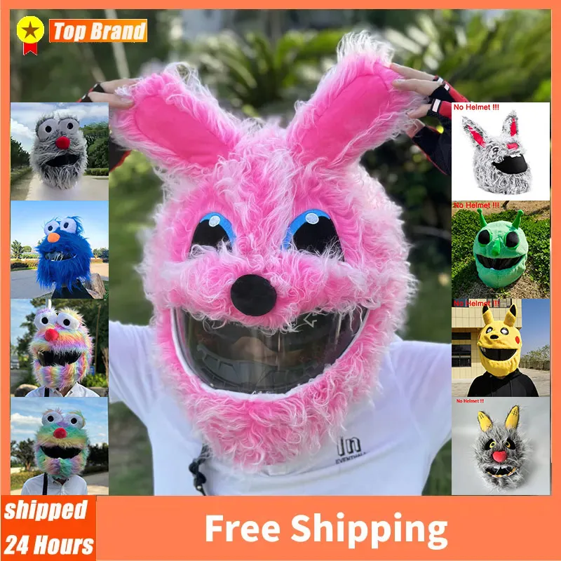 Moto Helmet Protection Headgear Cover Cartoon Fluffy Plush Set For Motorcycle Full-Face Protective Case Motorbike Safety Trendy
Moto Helmet Protection Headgear Cover Cartoon Fluffy Plush Set For Motorcycle Full-Face Protective Case Motorbike Safety Trendy