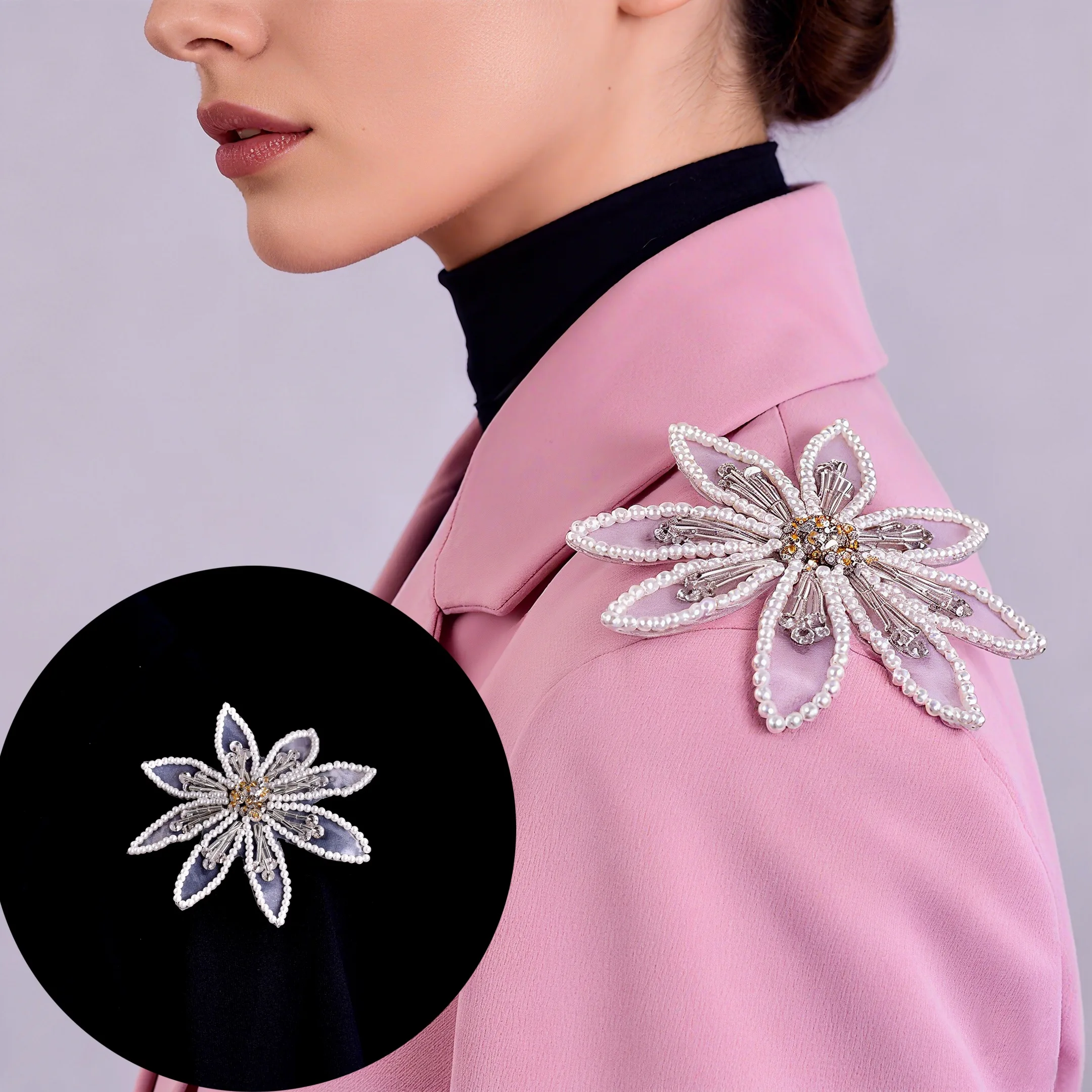 1 Hand-Sewn Floral Applique with Beaded Sequins DIY Craft, Iron-On or Sew-On Decorative Patch for Dresses and Suits SP251
1 Hand-Sewn Floral Applique with Beaded Sequins DIY Craft, Iron-On or Sew-On Decorative Patch for Dresses and Suits SP251