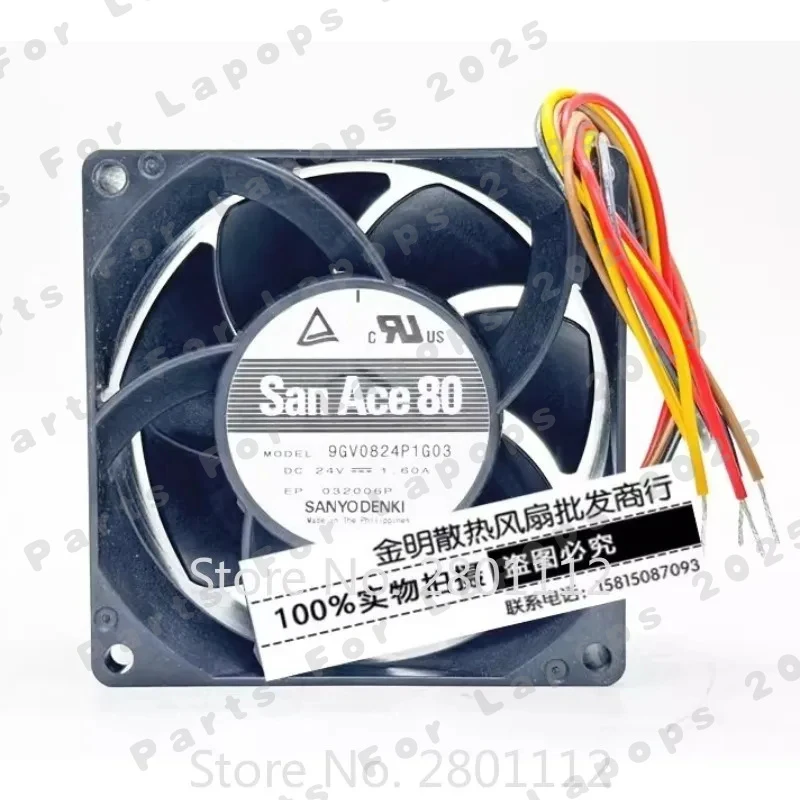 J New Cooling Fan For Sanyo 9GV0824P1G03 24V 1.60A 8CM 1PCS 8038
J New Cooling Fan For Sanyo 9GV0824P1G03 24V 1.60A 8CM 1PCS 8038