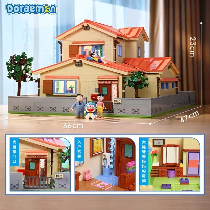 Keeppley Doraemon Nobita's Home, строительные блоки, большая вилла, аниме, классическая коллекция, уровень, строительные блоки, детские игрушки, подарки
Keeppley Doraemon Nobita's Home, строительные блоки, большая вилла, аниме, классическая коллекция, уровень, строительные блоки, детские игрушки, подарки