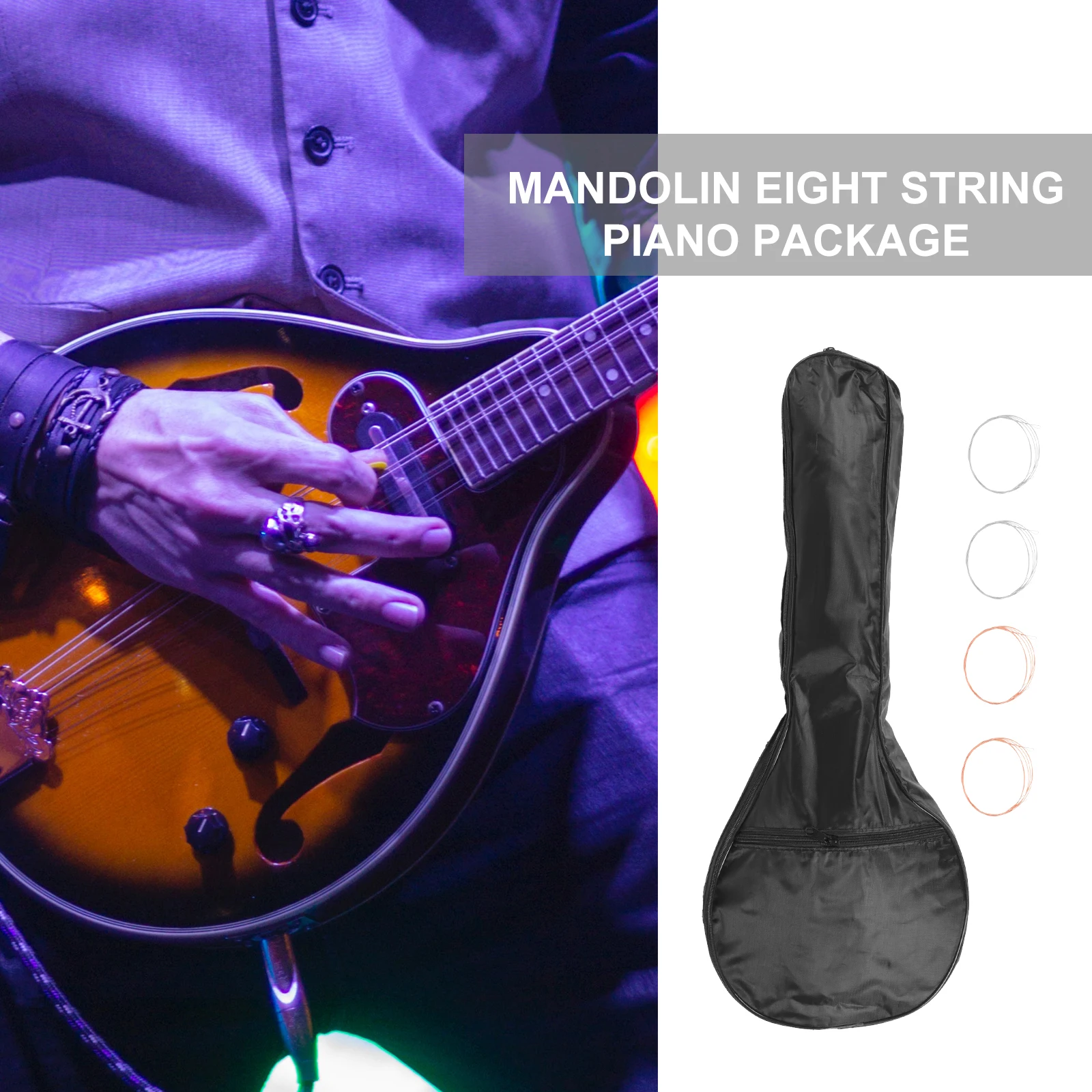 Mandolin String Set Carry Case Carrying Bag Instrument Accessories Oxford Cloth Waterproof Storage
Mandolin String Set Carry Case Carrying Bag Instrument Accessories Oxford Cloth Waterproof Storage
