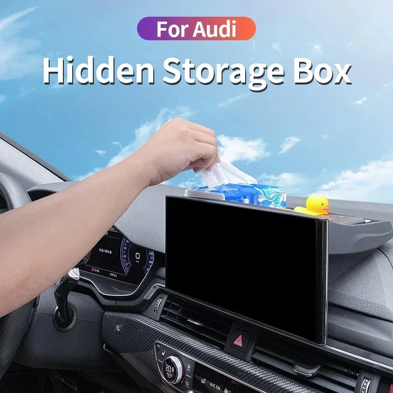 Car Dashboard Navigation Screen Storage Box for Audi A4 S4 2020 2021 2022 Interior Sundries Organizer Box Phone Glasses Holder
Car Dashboard Navigation Screen Storage Box for Audi A4 S4 2020 2021 2022 Interior Sundries Organizer Box Phone Glasses Holder