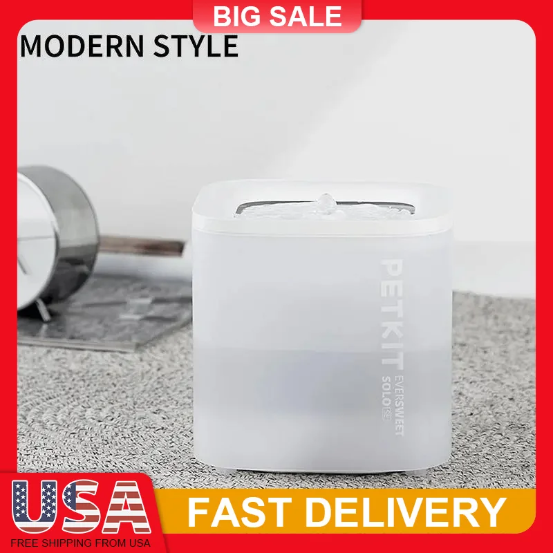 1.85L Eversweet Solo SE Pet Water Fountain Wireless Pump Dog Cat 4 Stage Filtration Ultra Quiet Auto Anti Drying Detachable
1.85L Eversweet Solo SE Pet Water Fountain Wireless Pump Dog Cat 4 Stage Filtration Ultra Quiet Auto Anti Drying Detachable