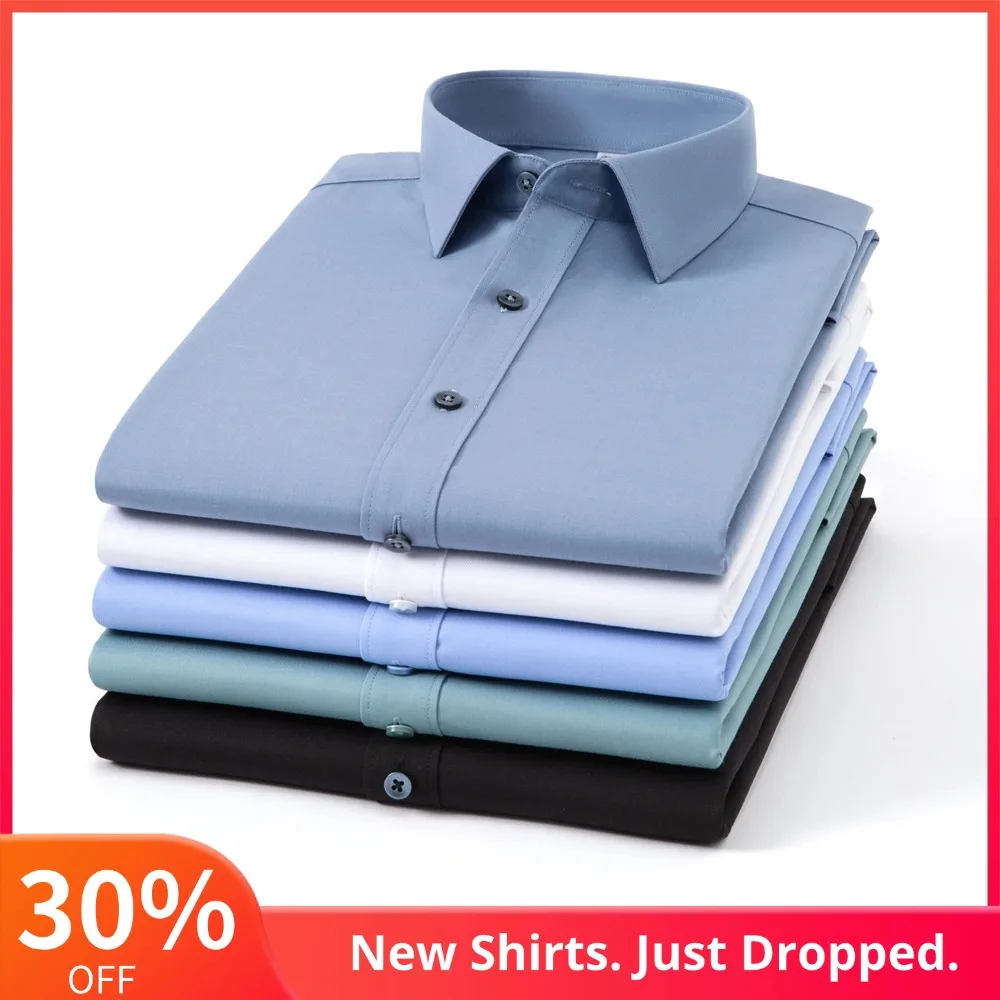 Мужская модальная эластичная классическая рубашка без морщин в 4 направлениях с длинным рукавом, удобная мягкая облегающая универсальная повседневная рубашка на пуговицах, легко увлекаемая рубашка
Мужская модальная эластичная классическая рубашка без морщин в 4 направлениях с длинным рукавом, удобная мягкая облегающая универсальная повседневная рубашка на пуговицах, легко увлекаемая рубашка