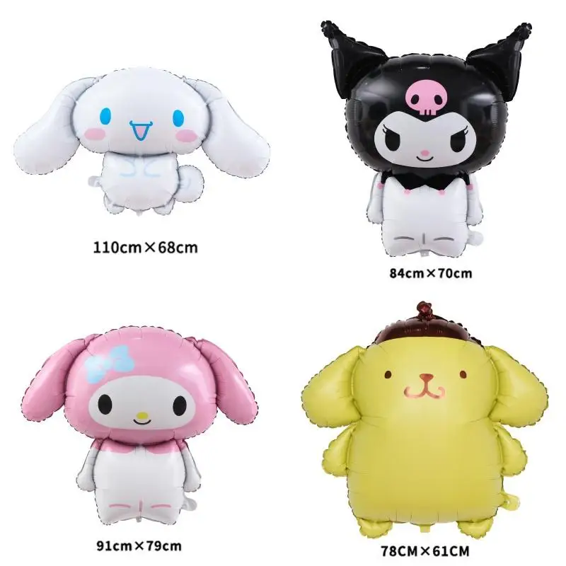 Kawaii мультфильм Cinnamoroll большой воздушный шар аниме Sanrio тема детский день рождения украшение воздушный шар сердце девушки милый реквизит для фотосессии
Kawaii мультфильм Cinnamoroll большой воздушный шар аниме Sanrio тема детский день рождения украшение воздушный шар сердце девушки милый реквизит для фотосессии