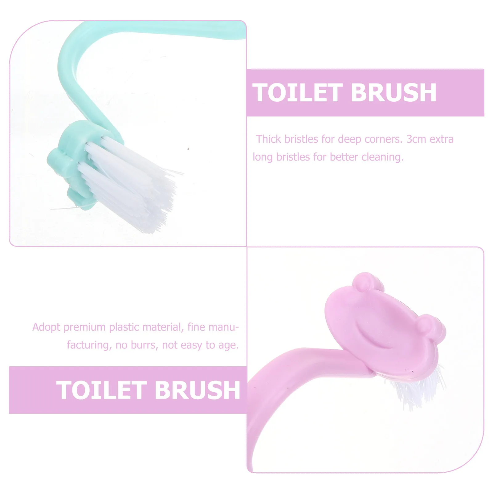 12Pcs Toilet Cleaning Brush Disposable S-Type Bathroom Cleaner Curved Thick Bristles Easy Use Tool Disposable Brush
12Pcs Toilet Cleaning Brush Disposable S-Type Bathroom Cleaner Curved Thick Bristles Easy Use Tool Disposable Brush