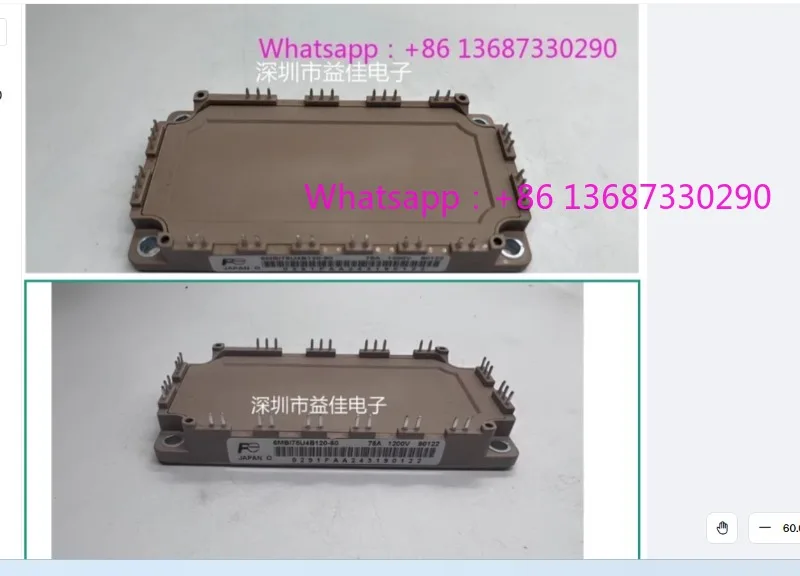 1 шт. оригинальный интеллектуальный модуль 7MBR100U4B120-50, 7MBR75U4B120-50, 6MBI75U4B120-50 IGBT
1 шт. оригинальный интеллектуальный модуль 7MBR100U4B120-50, 7MBR75U4B120-50, 6MBI75U4B120-50 IGBT