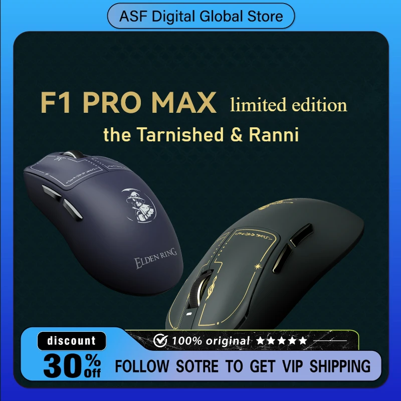 Wireless Mouse Vgn Dragonfly F1 Pro Max Dual-mode PAW3395 Long Battery Life E-sports Gaming Laptop Accessories Tarnished Ranni
Wireless Mouse Vgn Dragonfly F1 Pro Max Dual-mode PAW3395 Long Battery Life E-sports Gaming Laptop Accessories Tarnished Ranni