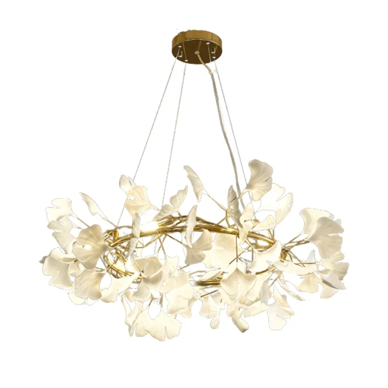 Nordic Gingko Leaf Led Chandelier Modern Kitchen Living Room Bedroom Dining Room Round Interior Loft Ceiling Hanging Light
Nordic Gingko Leaf Led Chandelier Modern Kitchen Living Room Bedroom Dining Room Round Interior Loft Ceiling Hanging Light
