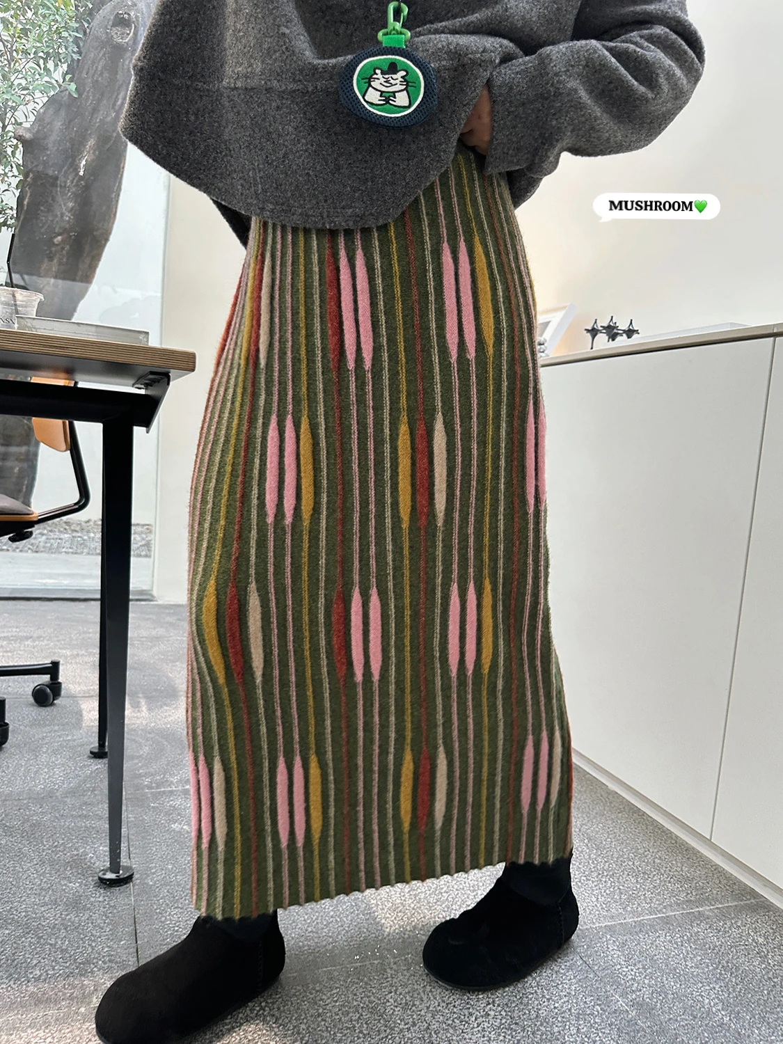 Новая корейская ретро-юбка Musoom Head Miss Winter 2025: повседневная шерстяная юбка в полоску, универсальная, А-силуэт, для отдыха
Новая корейская ретро-юбка Musoom Head Miss Winter 2025: повседневная шерстяная юбка в полоску, универсальная, А-силуэт, для отдыха