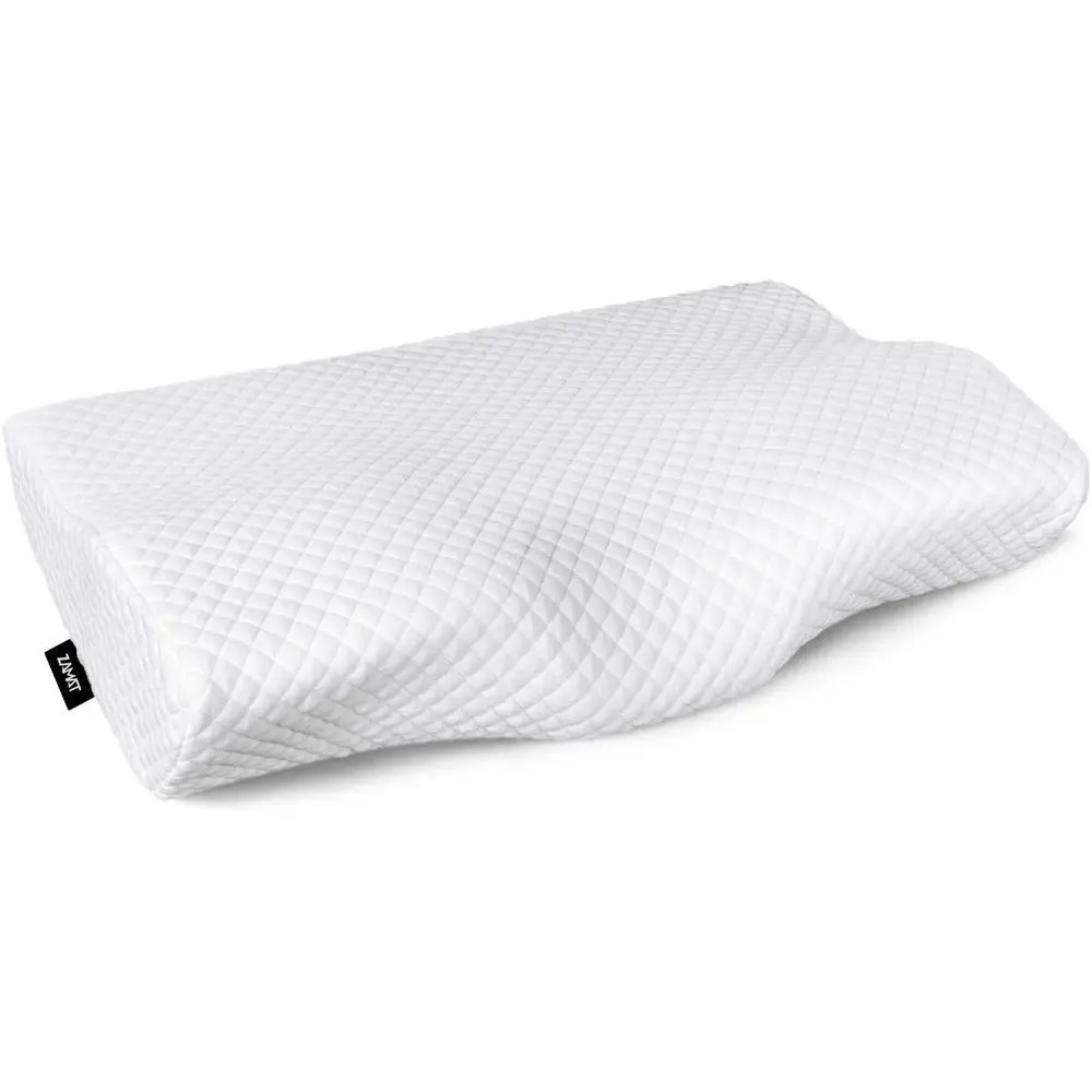 Memory Foam Pillow for Pain Relief, Orthopedic Ergonomic Cervical Support with Washable Cover, Ideal for Side, Back Sleepers
Memory Foam Pillow for Pain Relief, Orthopedic Ergonomic Cervical Support with Washable Cover, Ideal for Side, Back Sleepers