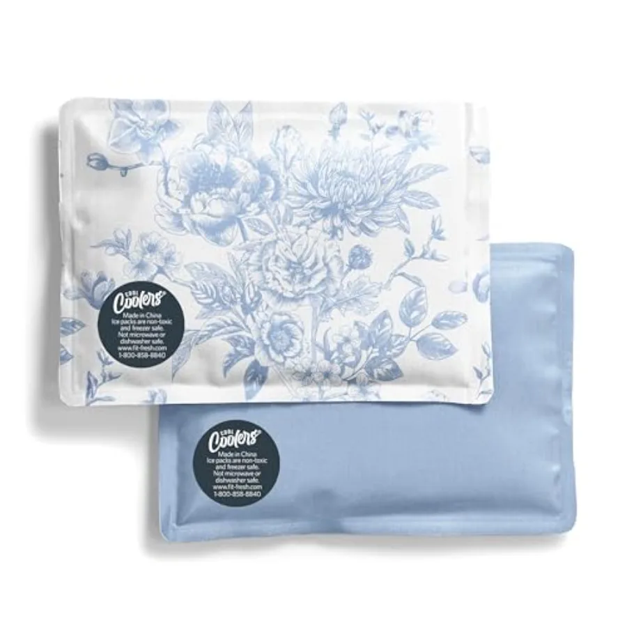 Cool Coolers 2 Pack Soft Ice for Lunch Bags, Flexible Stretch Nylon, Durable, Reusable Lunch Box Ice Packs, Soft Ice, Reusable
Cool Coolers 2 Pack Soft Ice for Lunch Bags, Flexible Stretch Nylon, Durable, Reusable Lunch Box Ice Packs, Soft Ice, Reusable