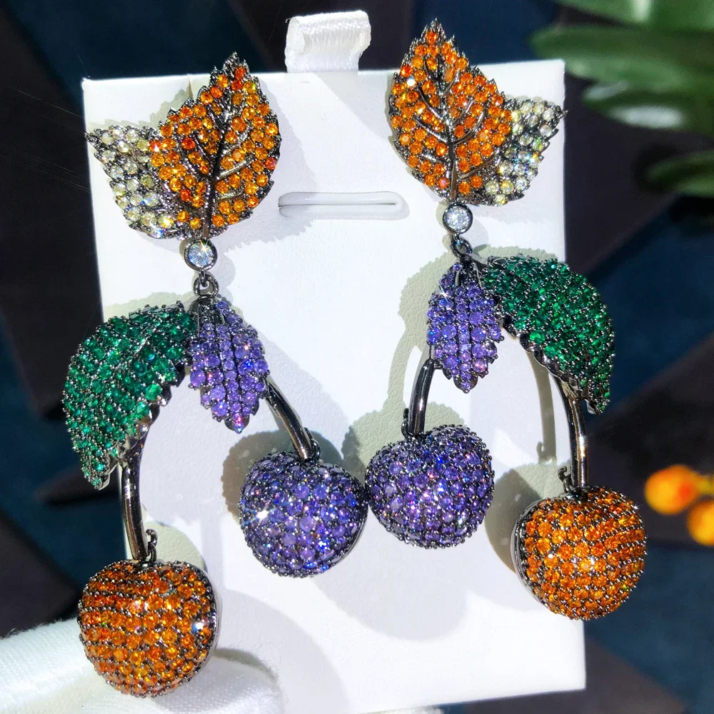 Kellybola Multicolor Luxury Pendant Earrings For Noble Women Bridal Wedding Daily Party Show Fashion Jewelry High Quality
Kellybola Multicolor Luxury Pendant Earrings For Noble Women Bridal Wedding Daily Party Show Fashion Jewelry High Quality