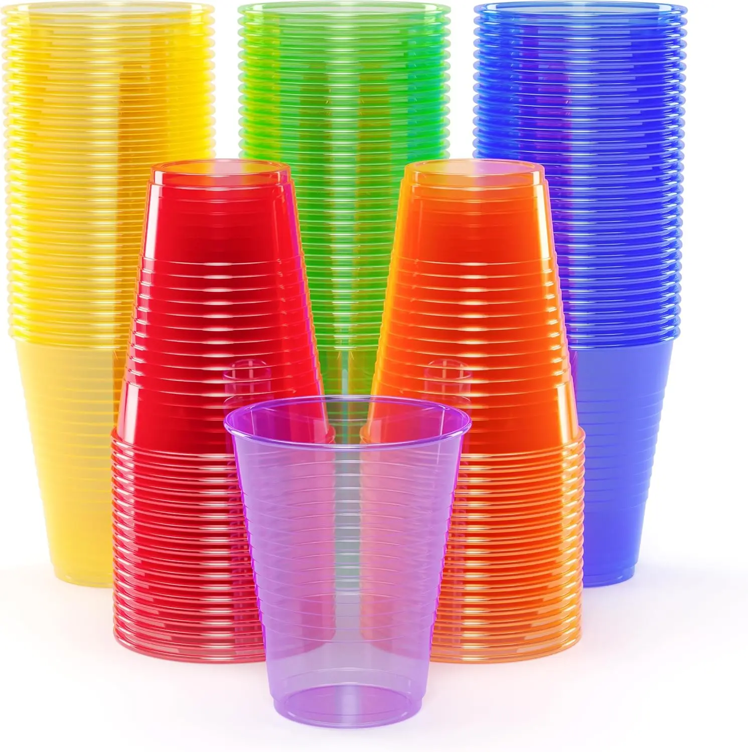 Party Glow Cups, 240 Pack 16 Oz, Assorted Colors - Disposable Glow In The Dark Cups For Birthday Party, Food Safe - Neon
Party Glow Cups, 240 Pack 16 Oz, Assorted Colors - Disposable Glow In The Dark Cups For Birthday Party, Food Safe - Neon
