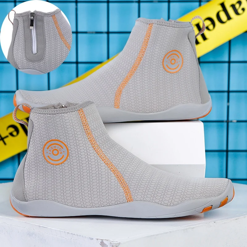 High-Top Summer Outdoor Quick-Dry Anti-Slip Surfing Shoes Breathable Side Zipper Rubber Outsole for Swimming Wading Surfing
High-Top Summer Outdoor Quick-Dry Anti-Slip Surfing Shoes Breathable Side Zipper Rubber Outsole for Swimming Wading Surfing