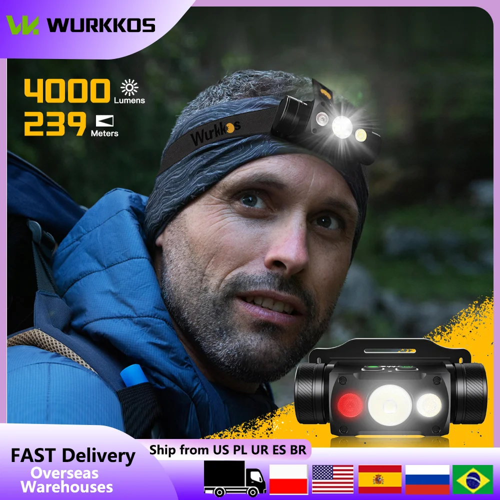 Налобный фонарь Wurkkos HD50 Super Bright 4000LM с USB-C зарядкой, водонепроницаемый (IP67), с магнитным основанием для походов, кемпинга, велоспорта
Налобный фонарь Wurkkos HD50 Super Bright 4000LM с USB-C зарядкой, водонепроницаемый (IP67), с магнитным основанием для походов, кемпинга, велоспорта