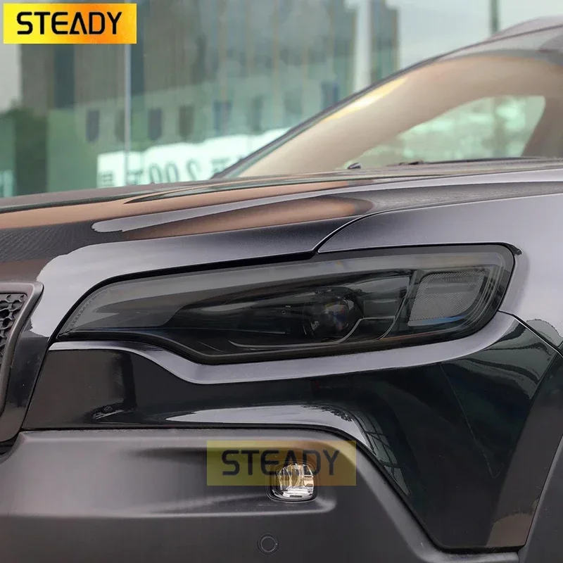 Car Headlight Protective Film Front Light Tint Smoked Black TPU Sticker For Jeep Grand Cherokee Wrangler Compass Accessories
Car Headlight Protective Film Front Light Tint Smoked Black TPU Sticker For Jeep Grand Cherokee Wrangler Compass Accessories