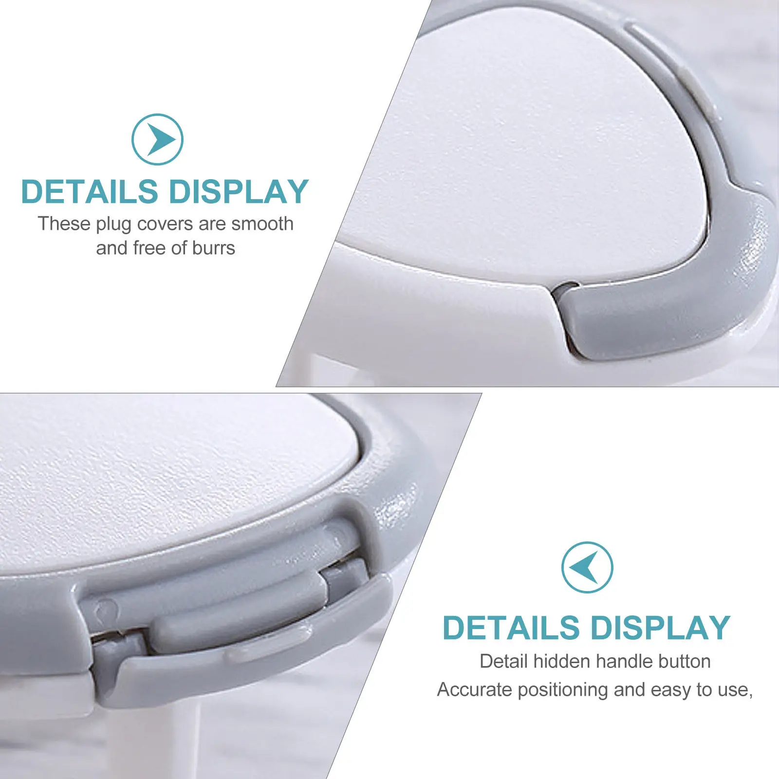 24 шт. Защитные заглушки для розеток с гладкой поверхностью без заусенцев, безопасные для детей, для защиты в детской комнате
24 шт. Защитные заглушки для розеток с гладкой поверхностью без заусенцев, безопасные для детей, для защиты в детской комнате