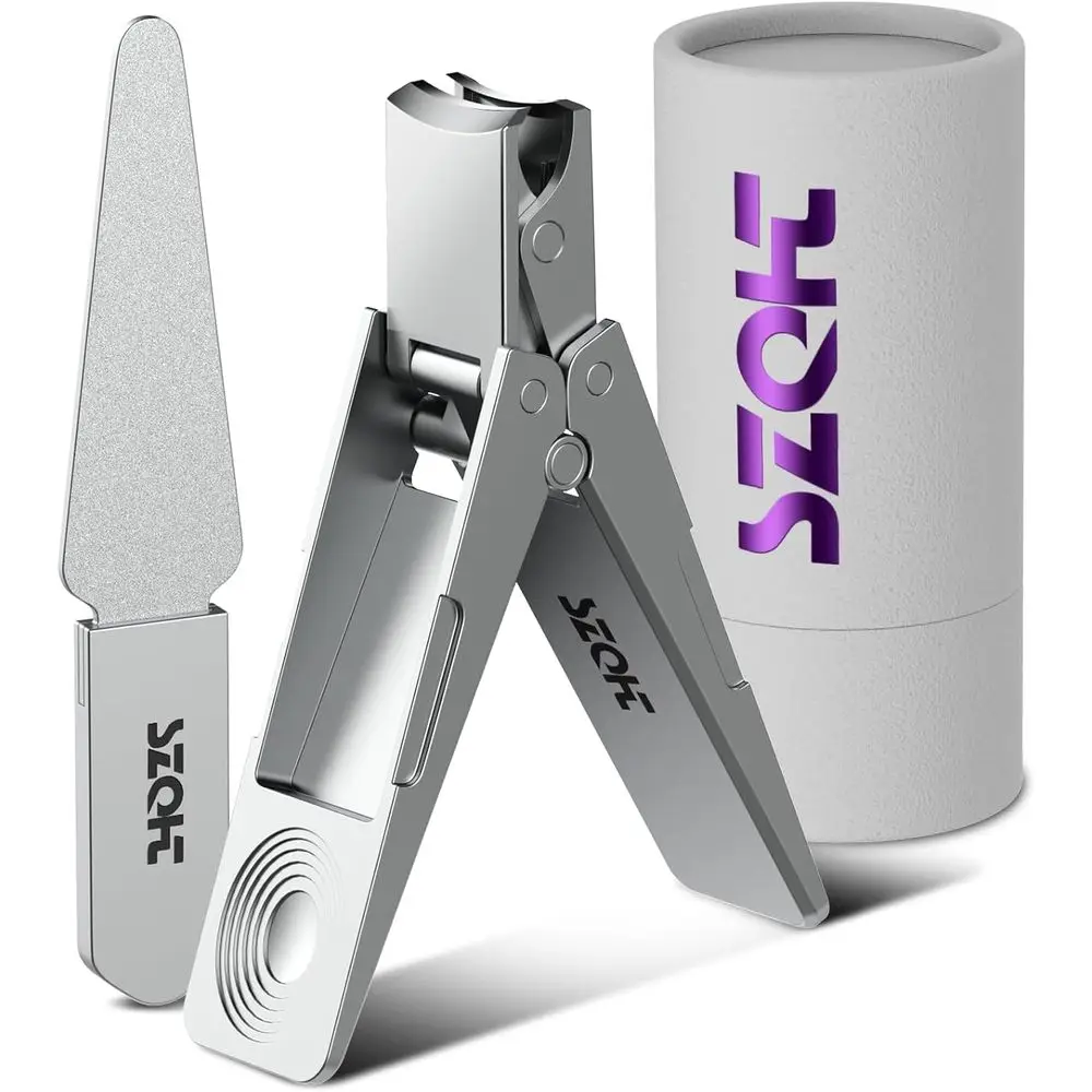 Durable Stainless Steel Nail Clippers for Thick Nails - Suitable for Men, Women, and Seniors
Durable Stainless Steel Nail Clippers for Thick Nails - Suitable for Men, Women, and Seniors
