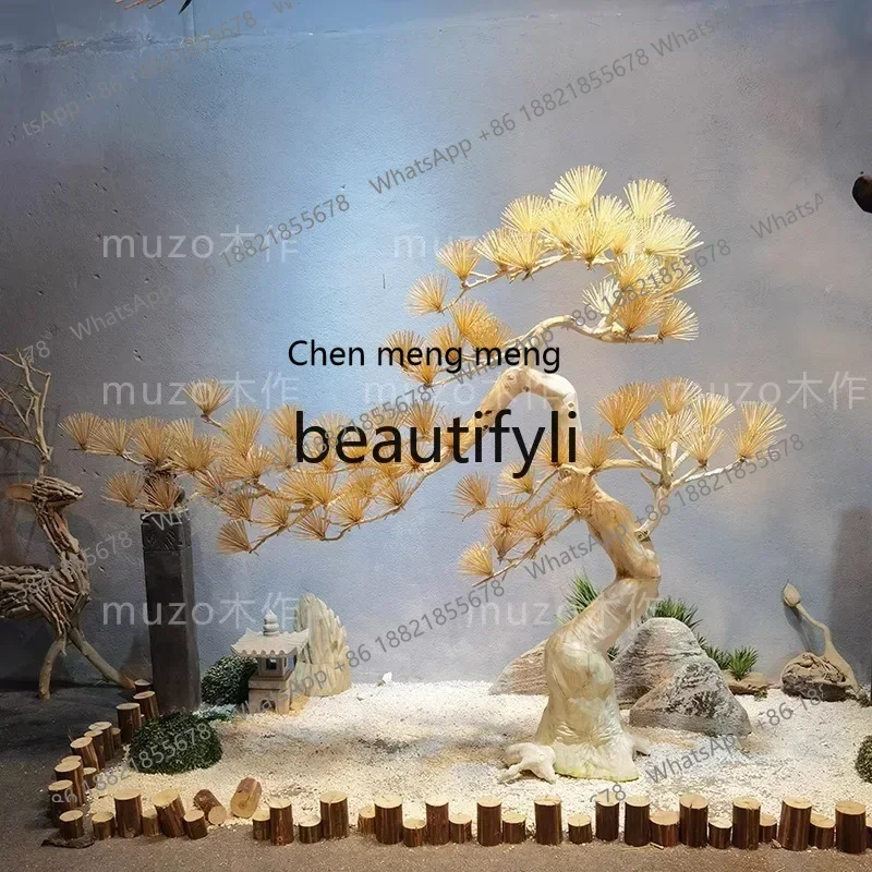 32Welcome pine simulation interior decoration landscape pine hotel stairwell floor ornament
32Welcome pine simulation interior decoration landscape pine hotel stairwell floor ornament