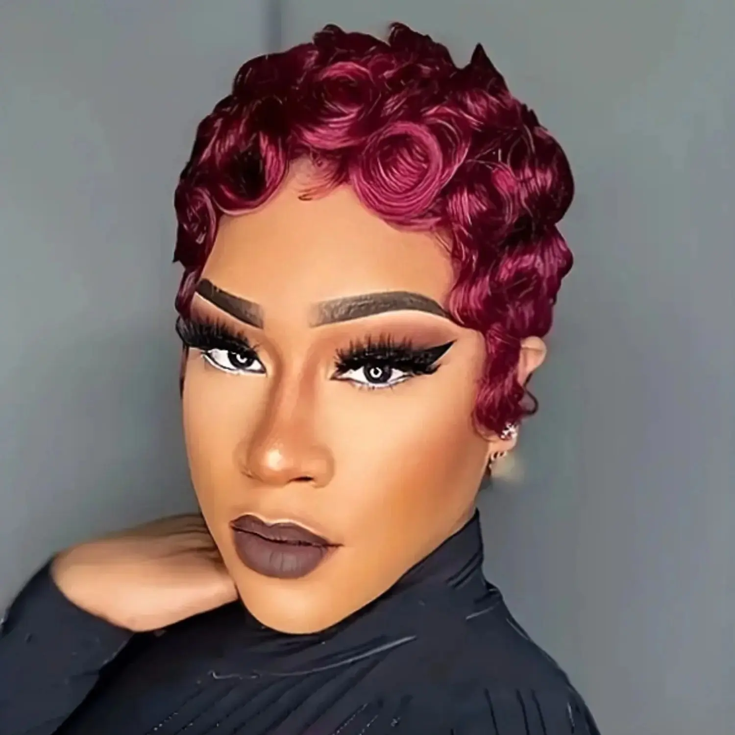 Шикарные короткие вьющиеся человеческие волосы, полностью машинное производство, парики для женщин 4/30/99J, блондинка, цвет для повседневного использования
Шикарные короткие вьющиеся человеческие волосы, полностью машинное производство, парики для женщин 4/30/99J, блондинка, цвет для повседневного использования