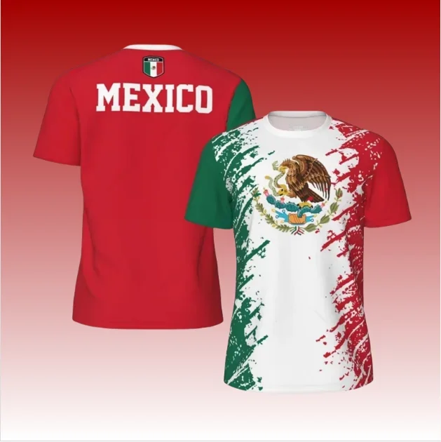 New Design Mexico Football T-shirt Men's Football Jersey Tshirt Outdoor Sports Tops Round Neck Loose Short Sleeve Tee Shirts
New Design Mexico Football T-shirt Men's Football Jersey Tshirt Outdoor Sports Tops Round Neck Loose Short Sleeve Tee Shirts